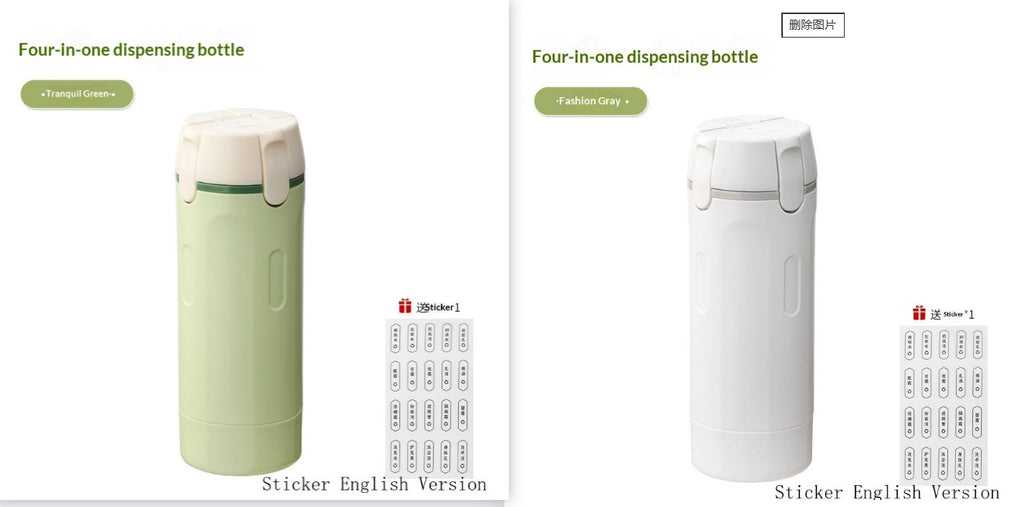 Dispensador de Viaje 4 en 1
